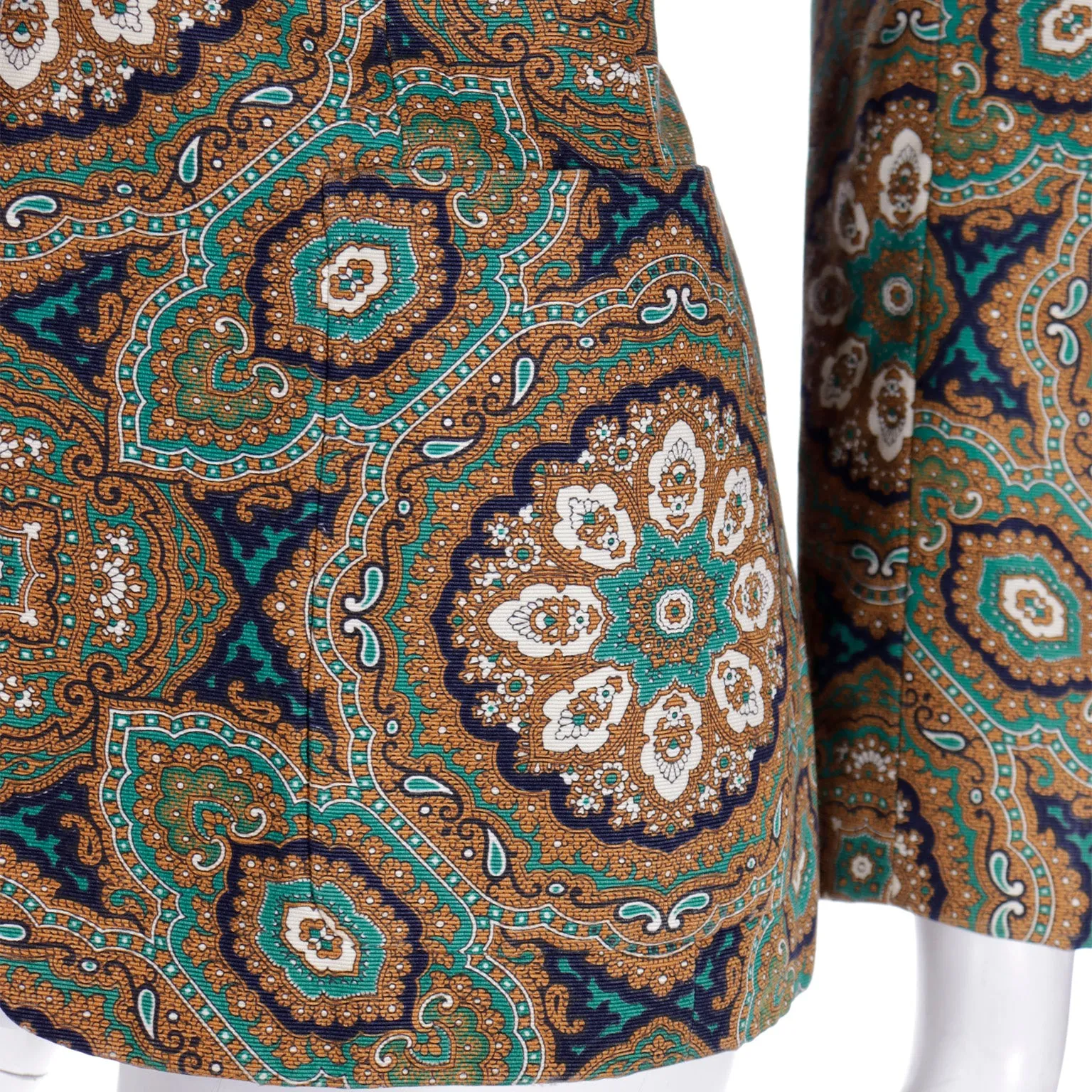 1991 Isaac Mizrahi Mandala Print Bold Vintage Blazer Jacket