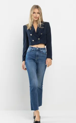 Amelia High Rise Kick Flare Jeans