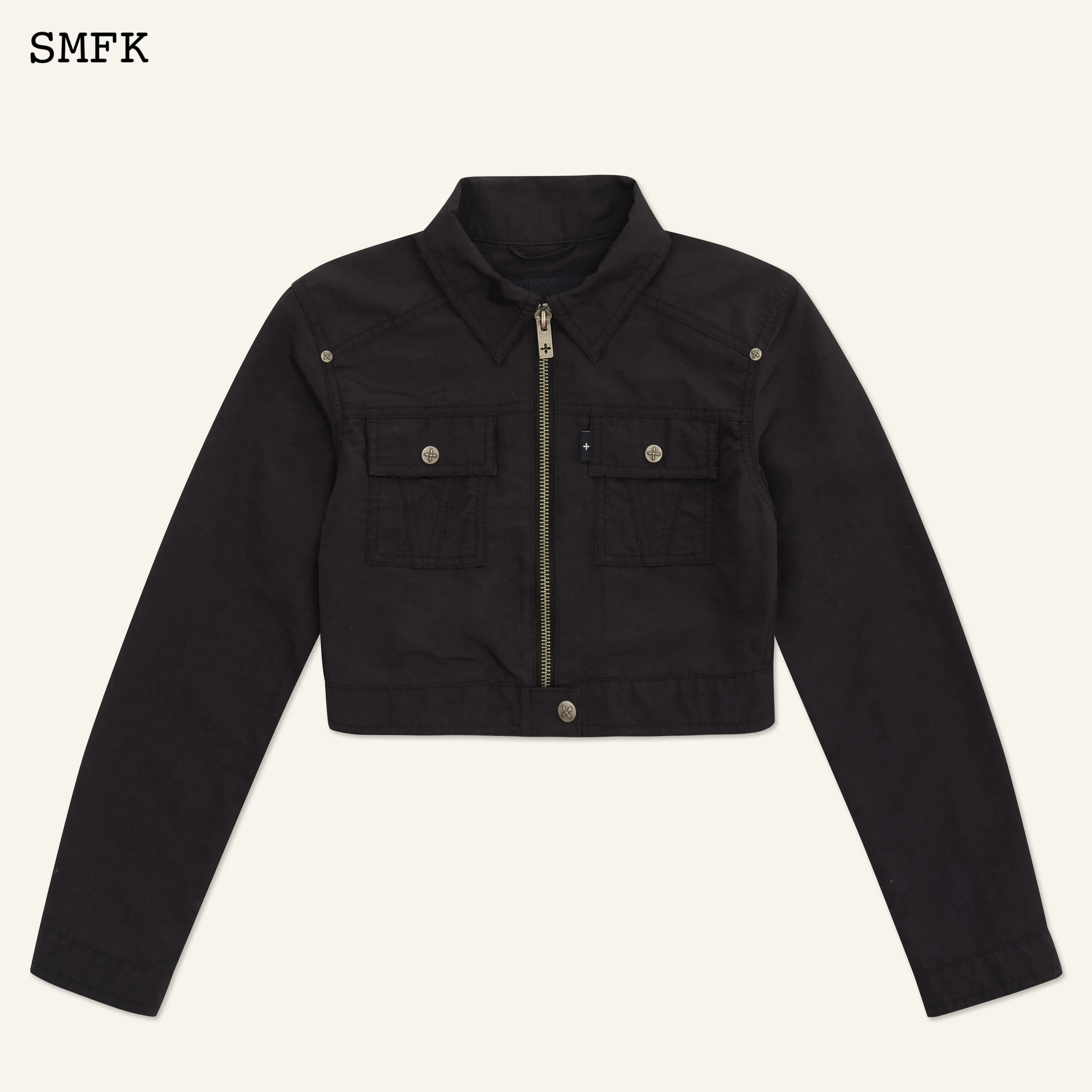 Ancient Myth Panther Workwear Black Short Jacket