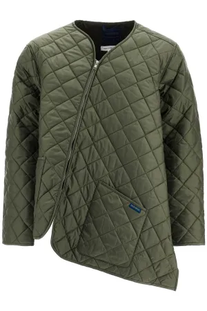 asymmetric quilted FN J521 W24 KHAKI