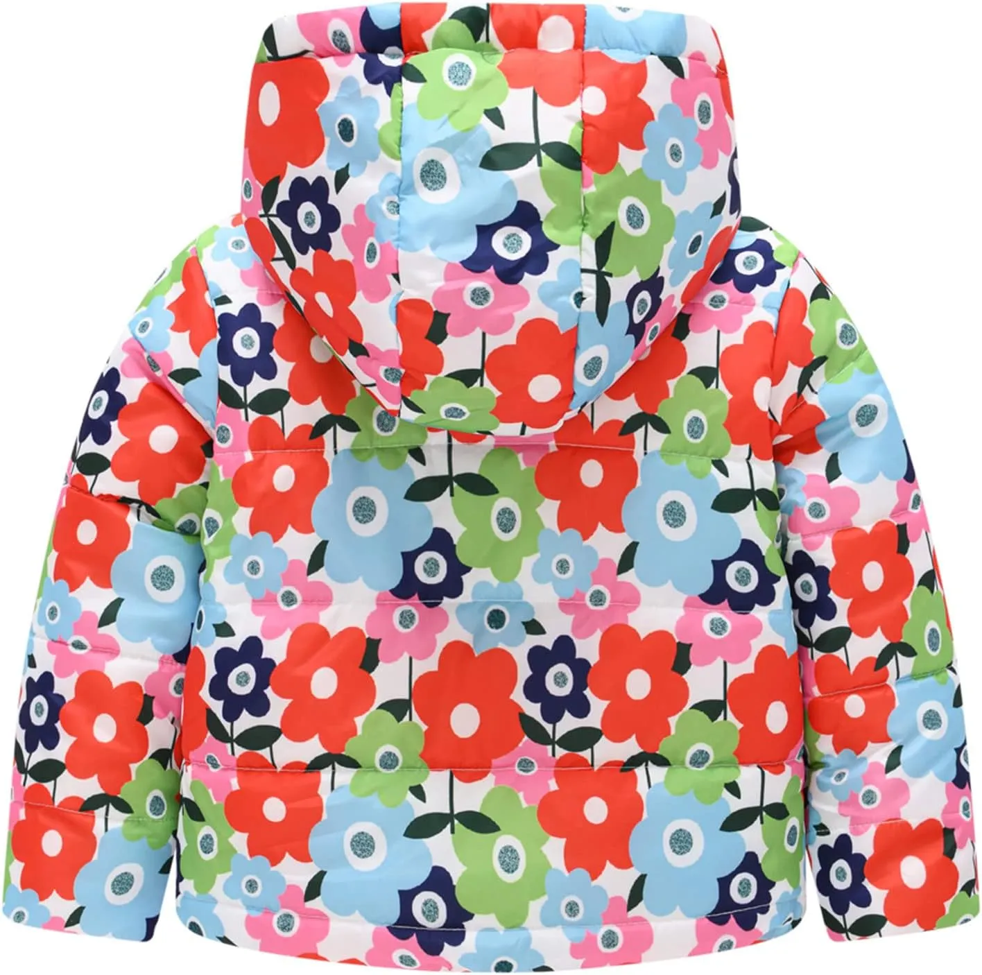 Baby Girls Boys Winter Coats Warm Puffer Padded Coat Cotton Hooded Infant Outerwear