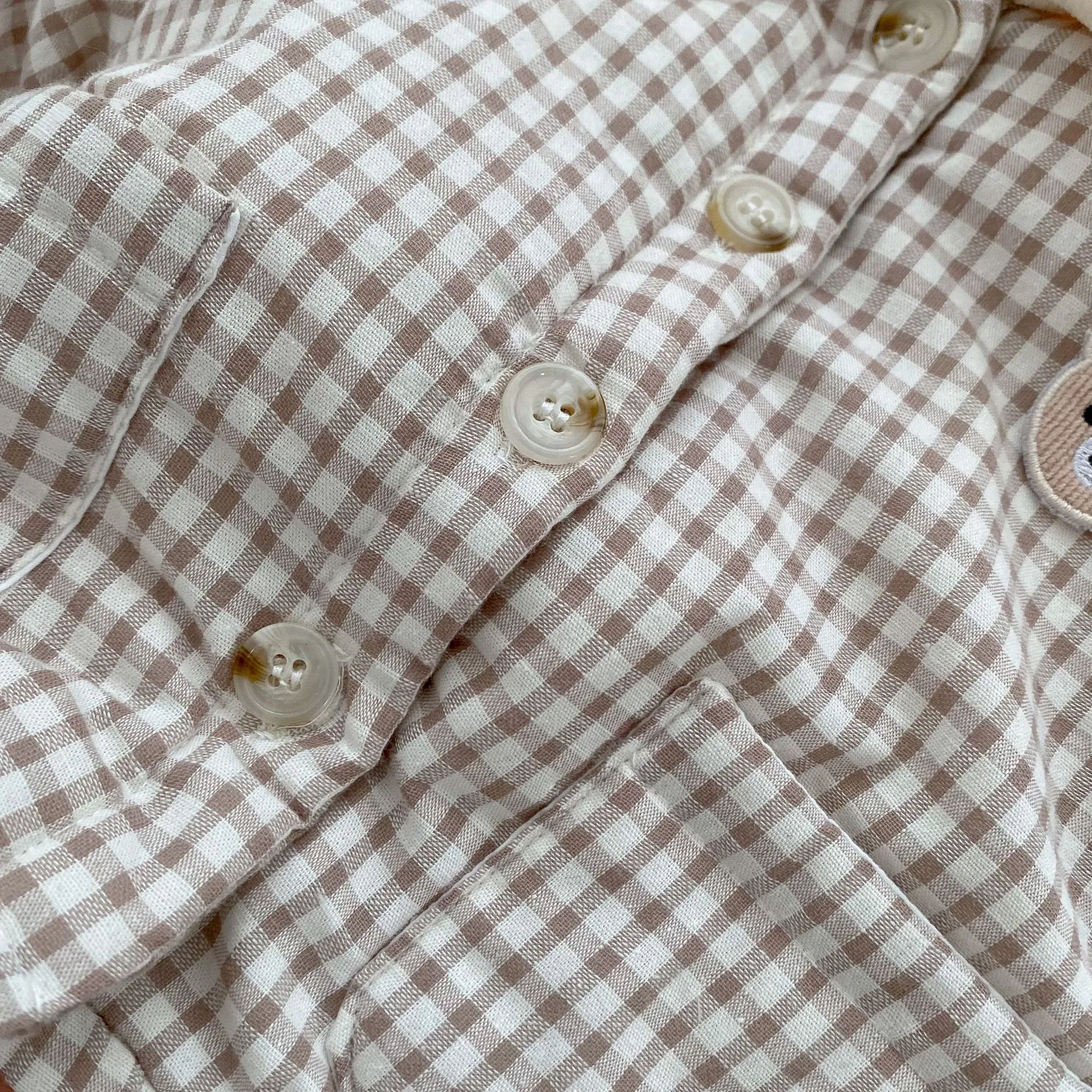 Baby Girls Checked Jackets Outwears Wholesale 221104136