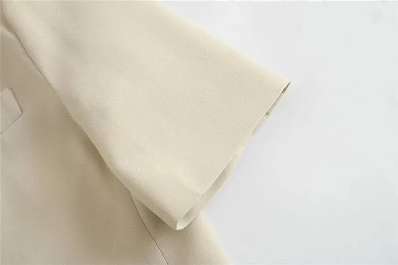 BLAZER WITH SHORT SLEEVE