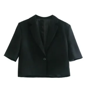 BLAZER WITH SHORT SLEEVE