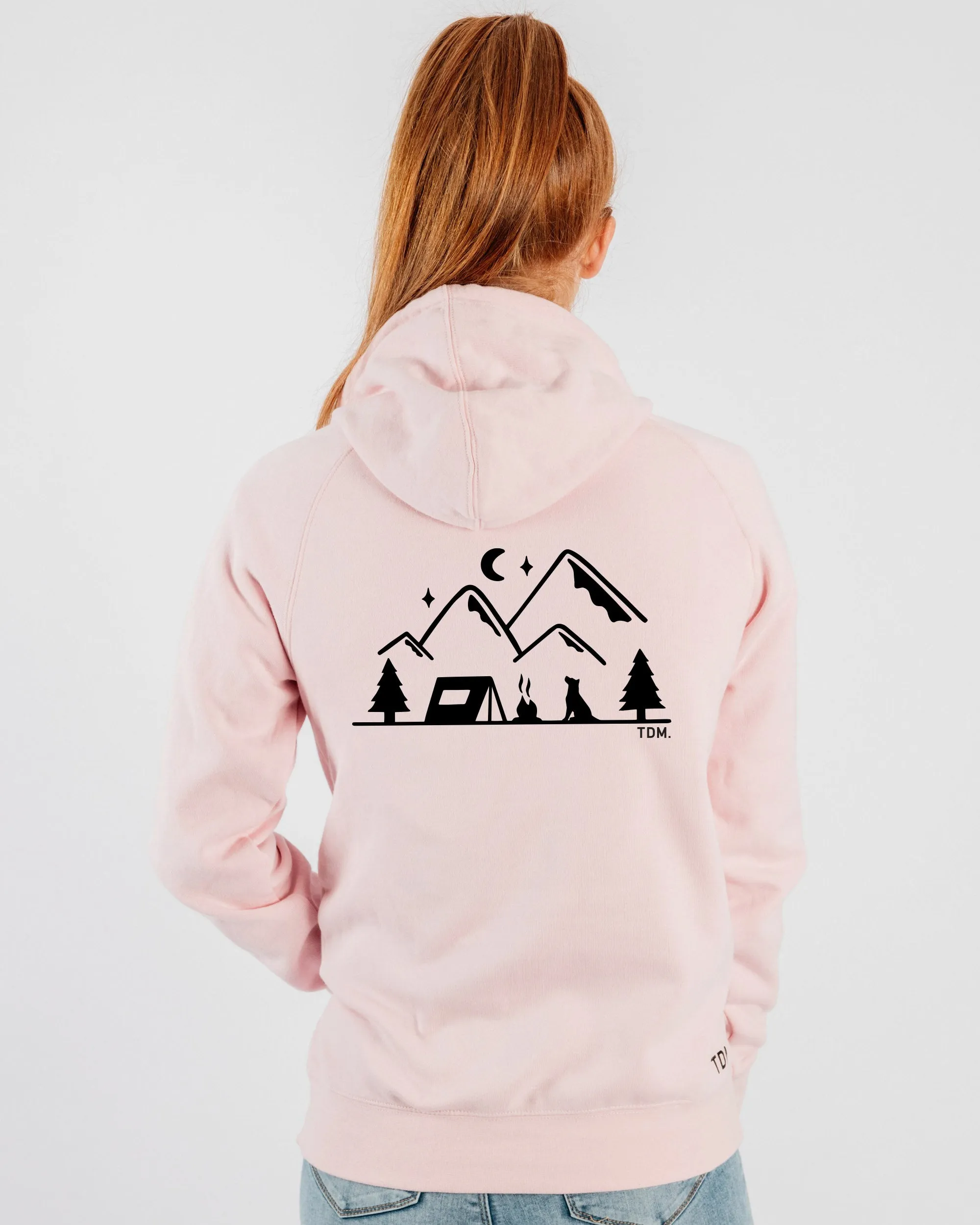 Camping & Dogs: Unisex Hoodie