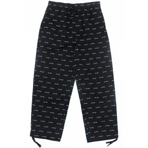CERTO LOGO PANT // BLACK (WHITE PRINT)