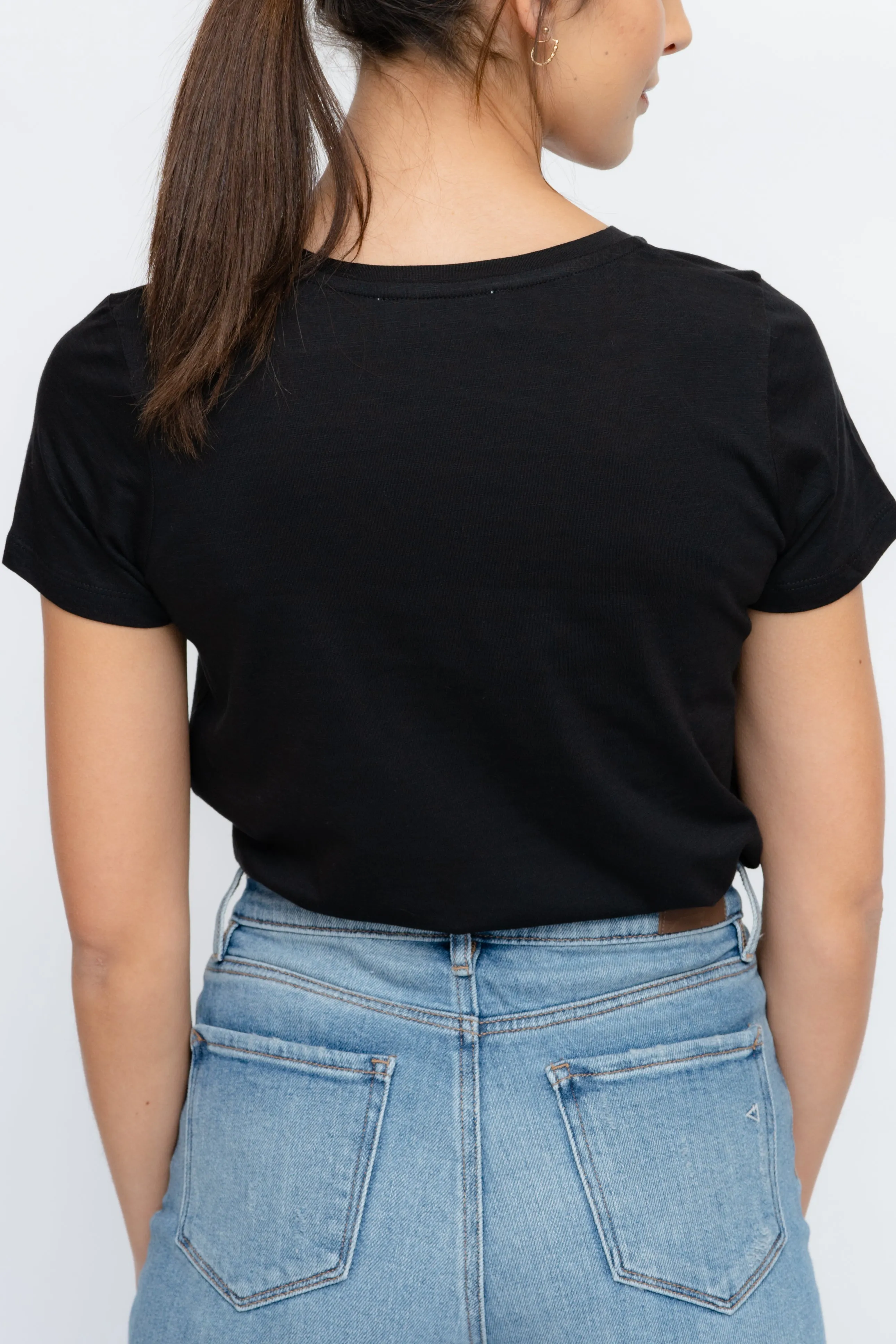 EFFORTLESS COTTON BLEND TEE