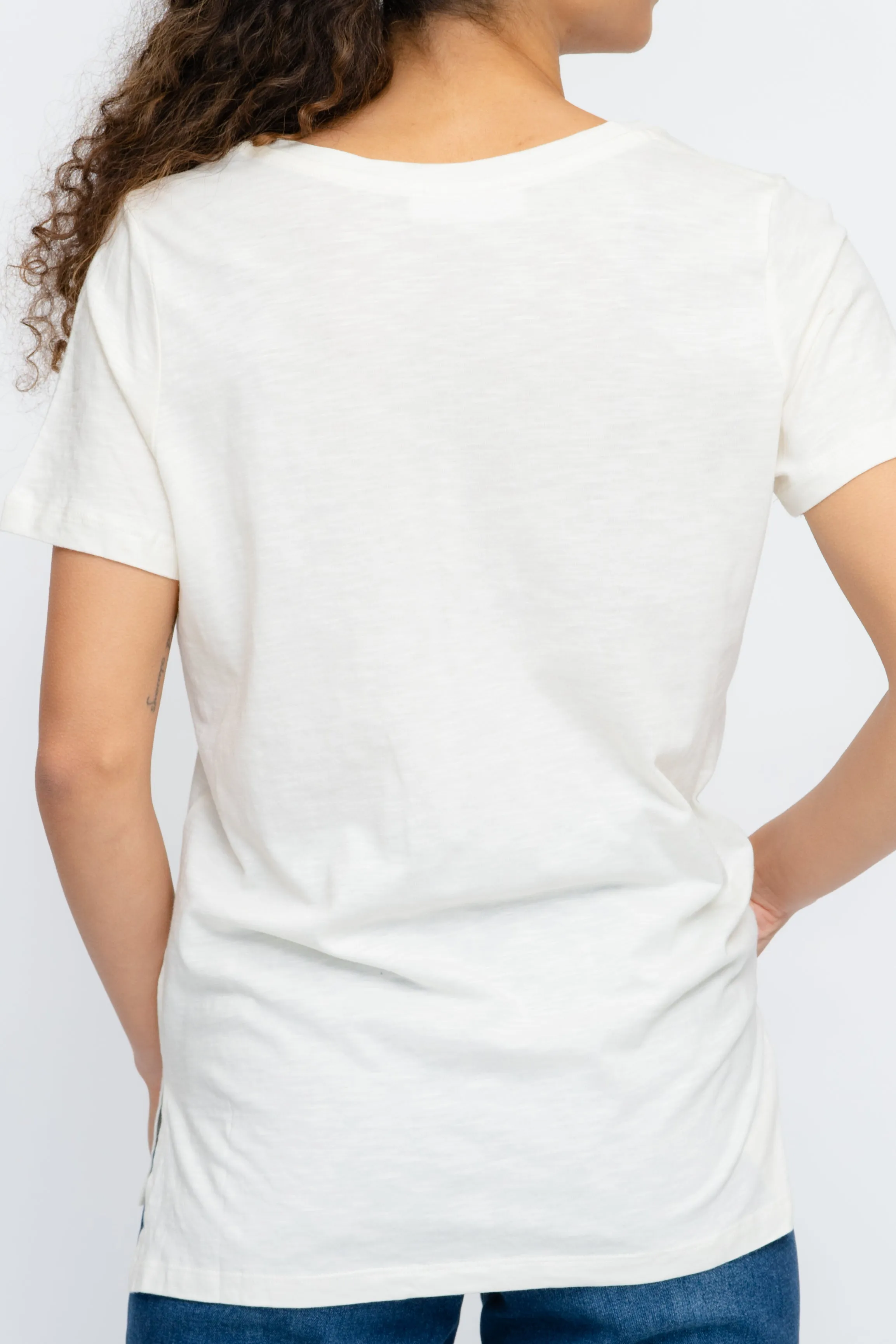 EFFORTLESS COTTON BLEND TEE
