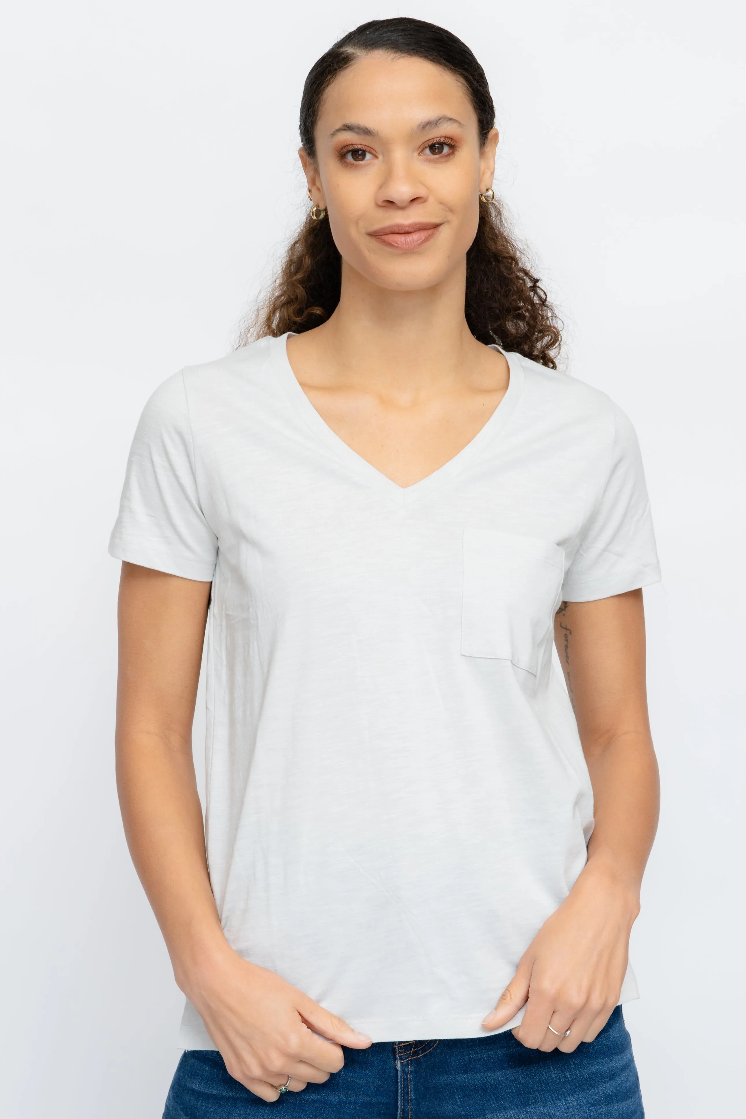 EFFORTLESS COTTON BLEND TEE