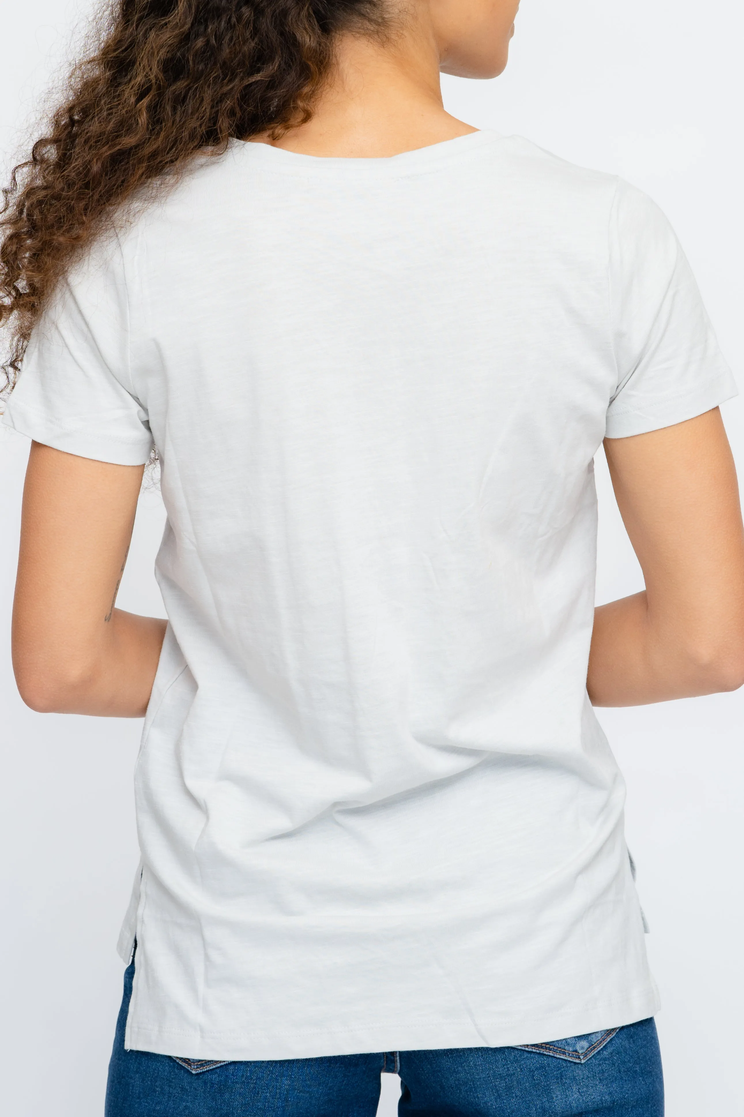 EFFORTLESS COTTON BLEND TEE