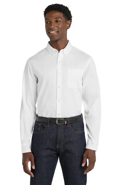 EMBROIDERED - W808 - Port Authority® Long Sleeve SuperPro™ React™ Twill Shirt