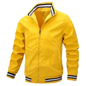 Fashion Bomber Windbreaker Casual Men Jacket