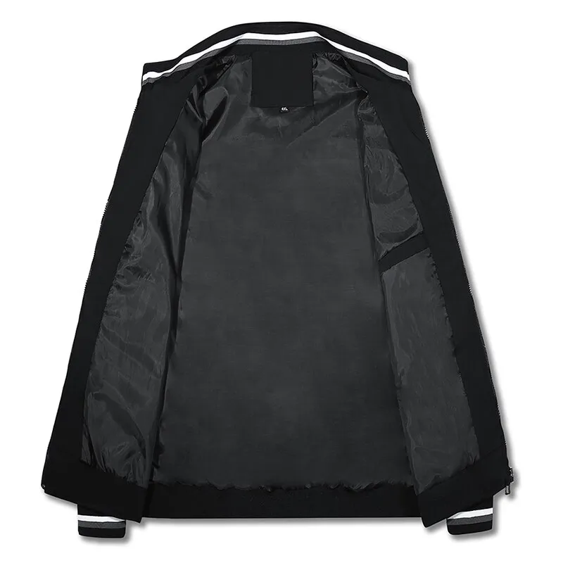 Fashion Bomber Windbreaker Casual Men Jacket