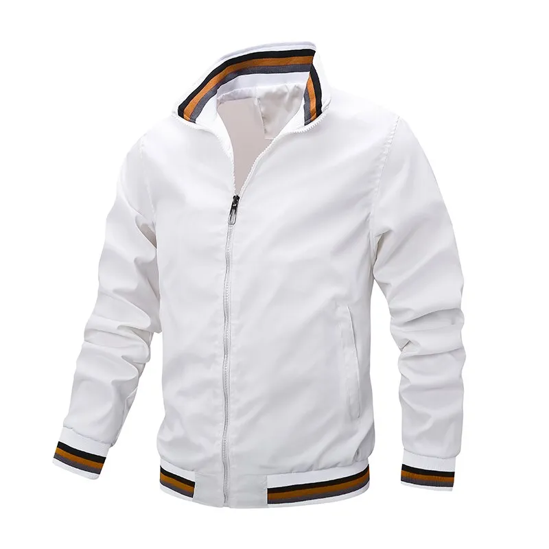 Fashion Bomber Windbreaker Casual Men Jacket