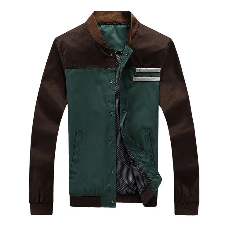 Fashion Slim Casual Jackets Male Outerwear
