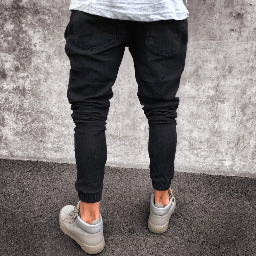 Fashionable Light Blue Skinny Tide Jeans - GlamzLife