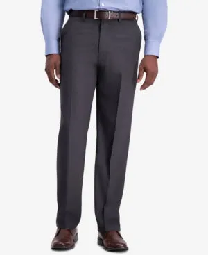 Haggar Mens Classic fit Dress Pants 40 / 32 Grey