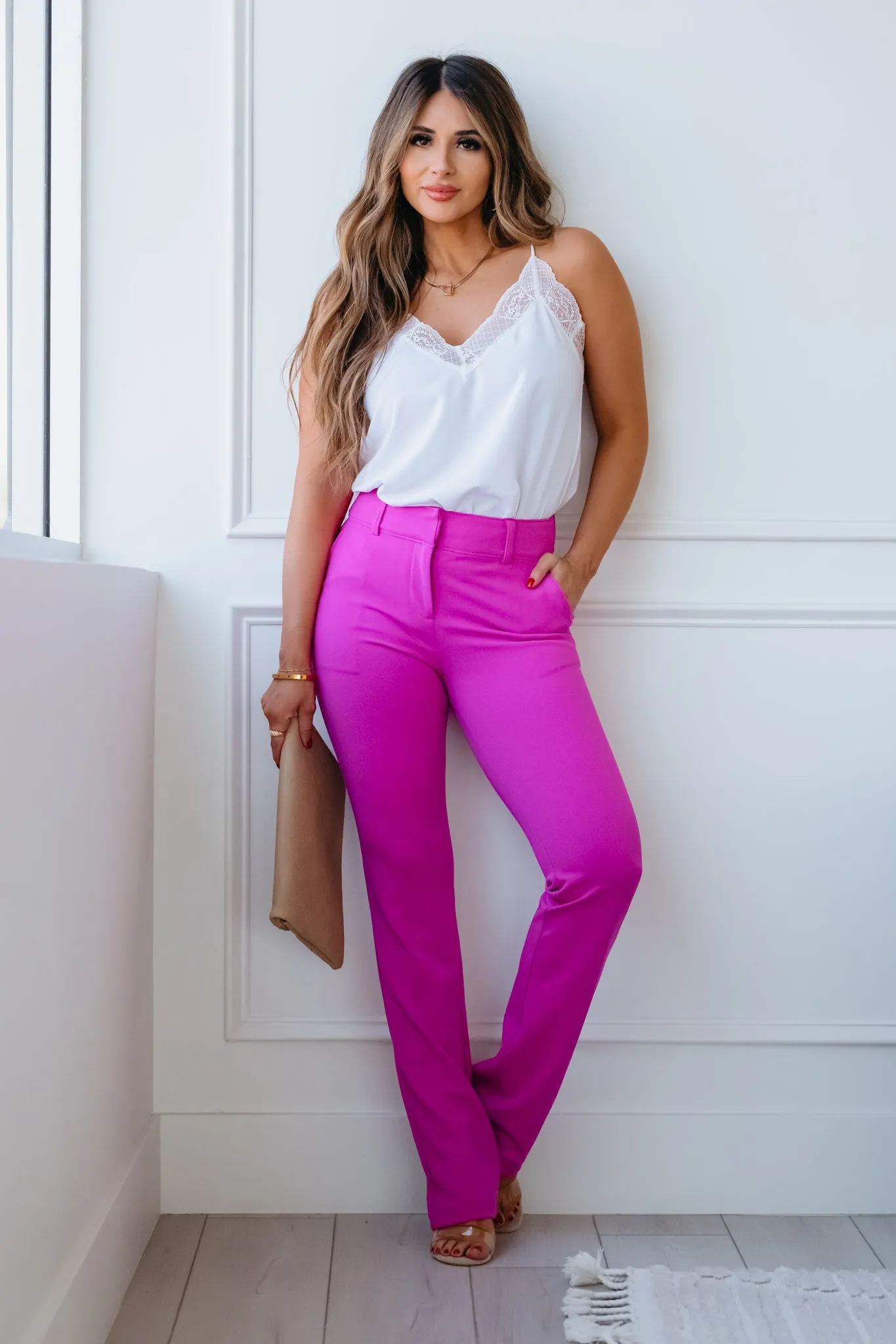 Happy Ever After Pants - Flamingo Pink