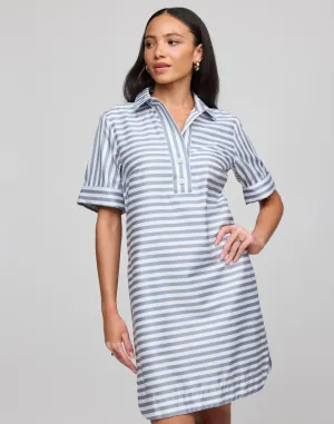 HINSON WU - AILEEN STRIPE AND GINGHAM DRESS
