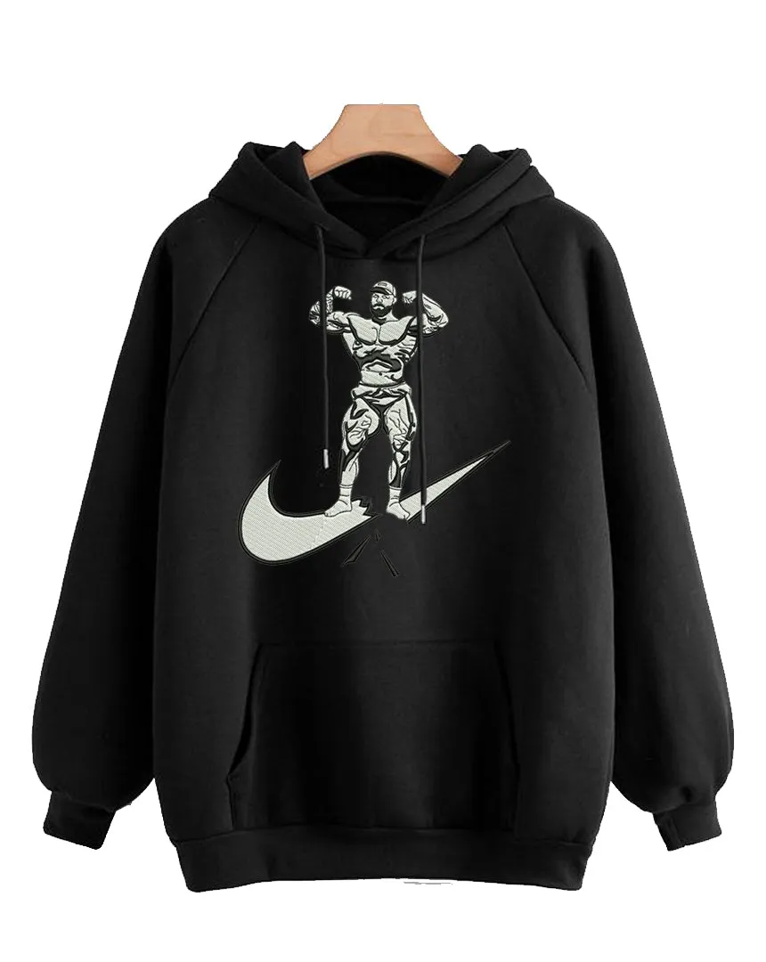 Hoodie Gym Body Building Black