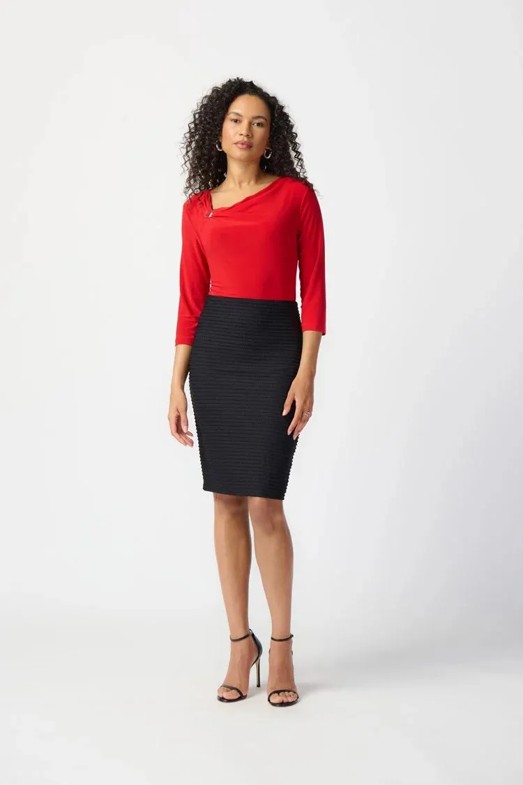 Joseph Ribkoff Jacquard Skirt