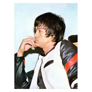 Kung Fu Classic Vintage Celebrity Bruce Lee Leather Jacket