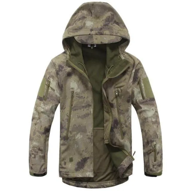 Military Tactical Waterproof Jacket for Men with Hood
