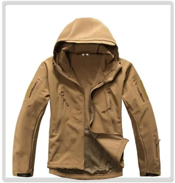 Military Tactical Waterproof Jacket for Men with Hood