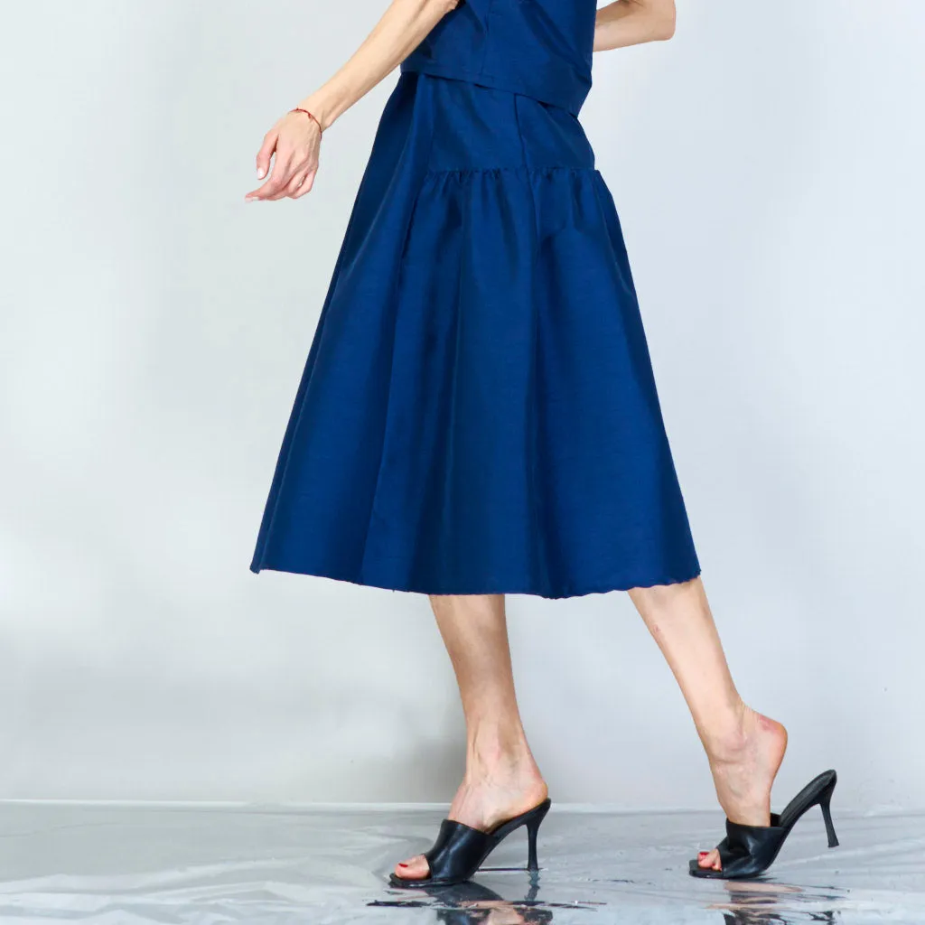 Poplin elegant long skirt wholesale
