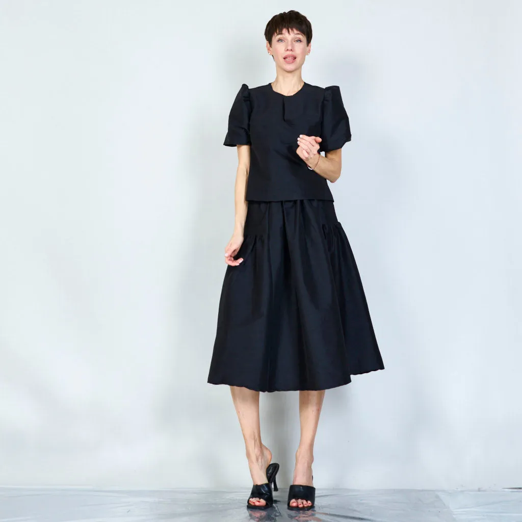 Poplin elegant long skirt wholesale