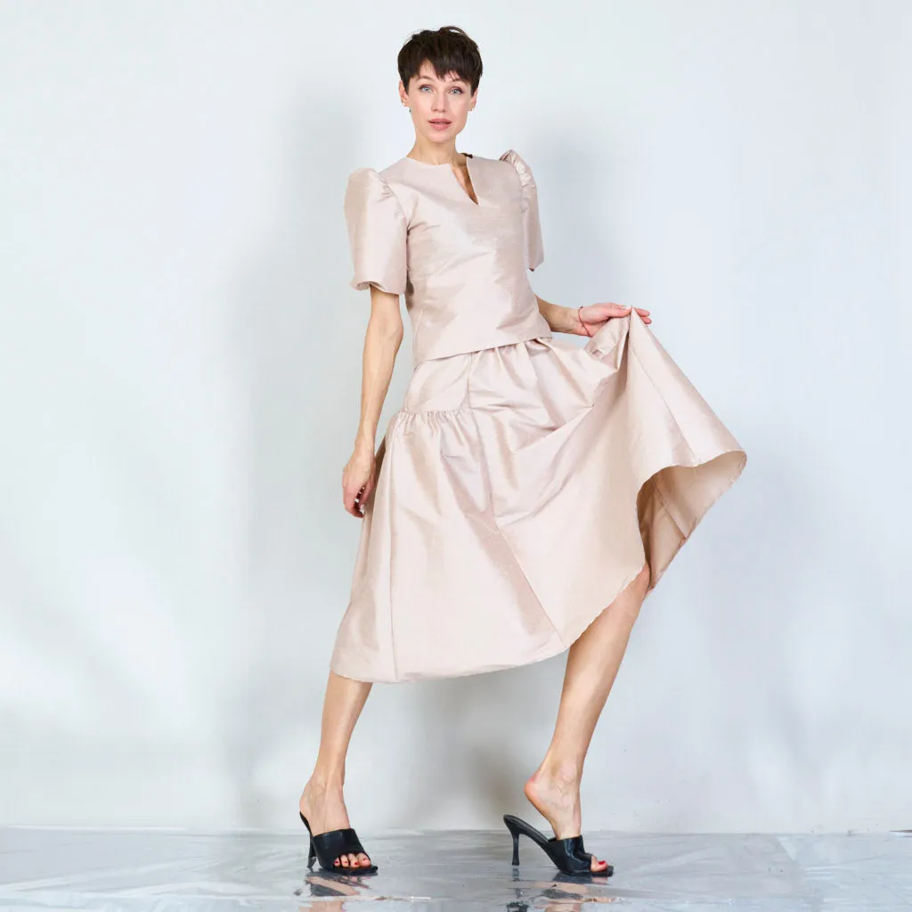 Poplin elegant long skirt wholesale