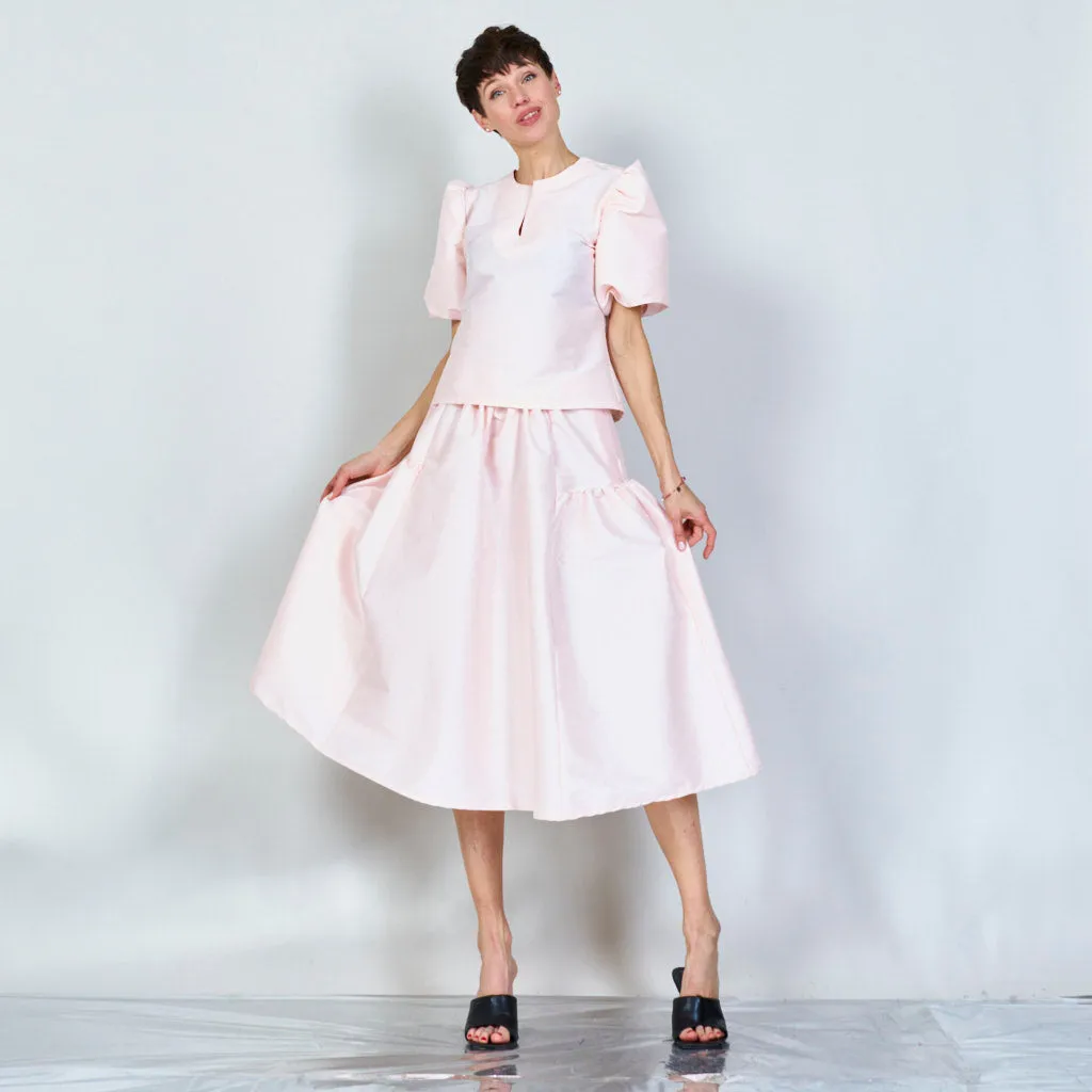 Poplin elegant long skirt wholesale