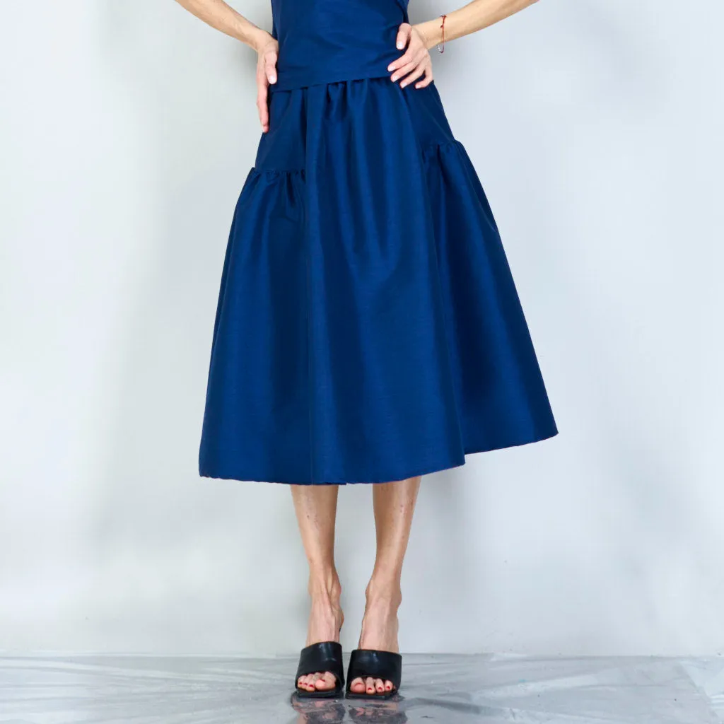 Poplin elegant long skirt wholesale