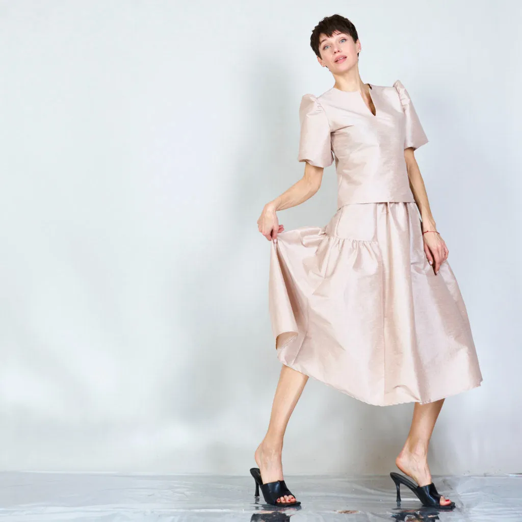 Poplin elegant long skirt wholesale