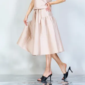 Poplin elegant long skirt wholesale