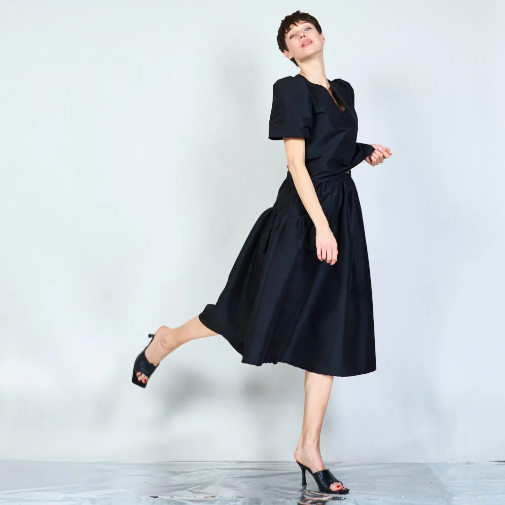 Poplin elegant long skirt wholesale