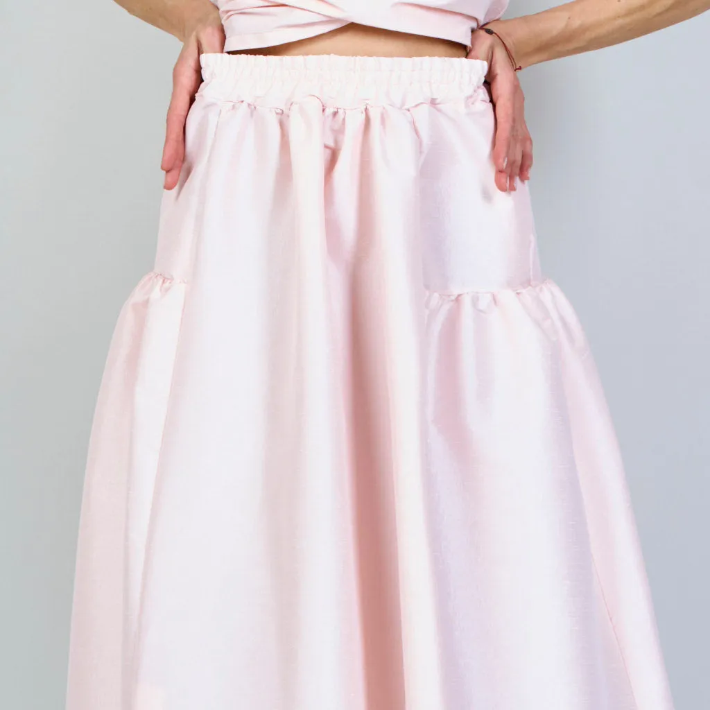 Poplin elegant long skirt wholesale