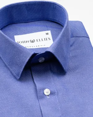 Renato Privilege Realer Blue Plain Oxford Cotton Shirt