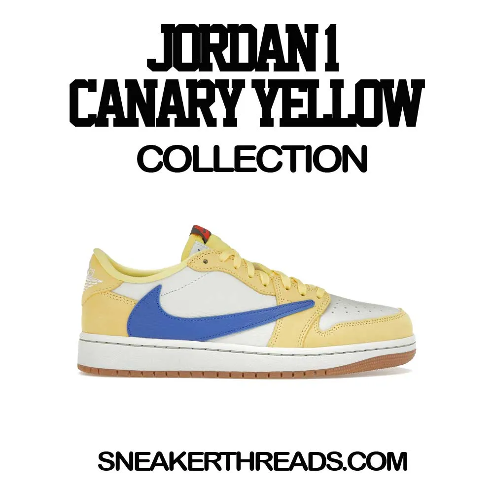 Retro 1 Canary Yellow Smiley Shirt