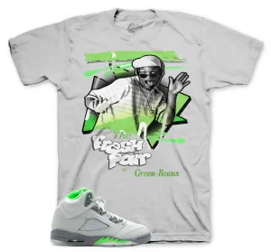 Retro 5 Green Bean Fresh Pair Shirt