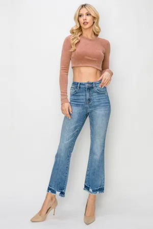 RISEN High Rise Ankle Flare Jeans /Stuffology Boutique