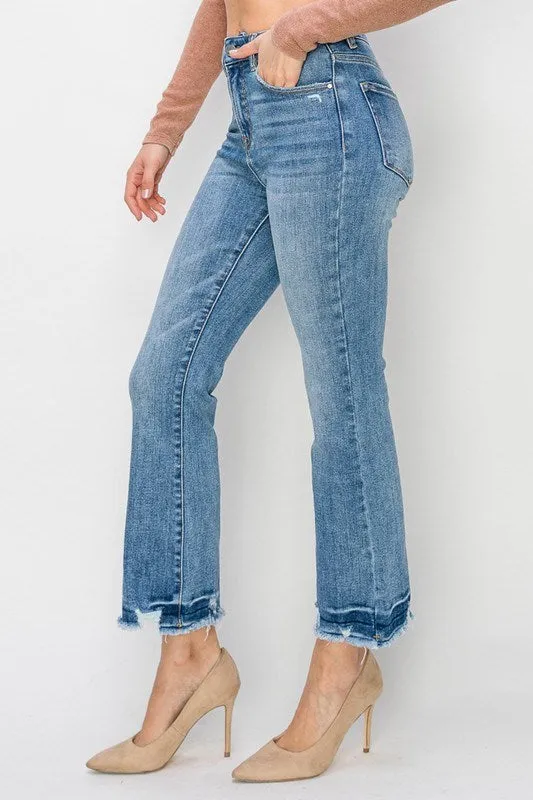 RISEN High Rise Ankle Flare Jeans /Stuffology Boutique