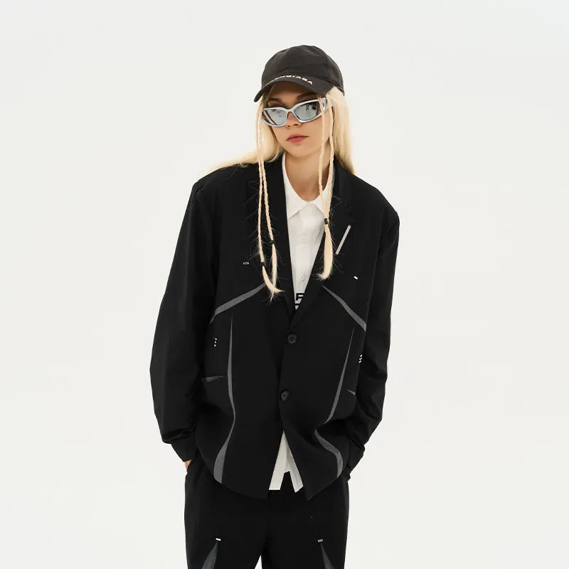 Split Casual Suit Jacket