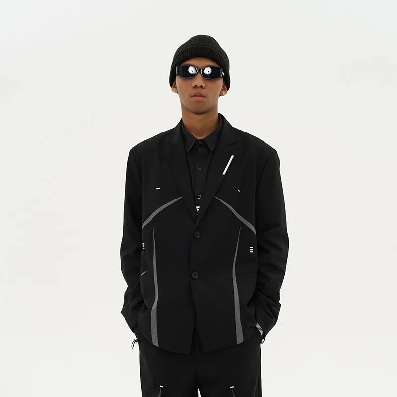 Split Casual Suit Jacket
