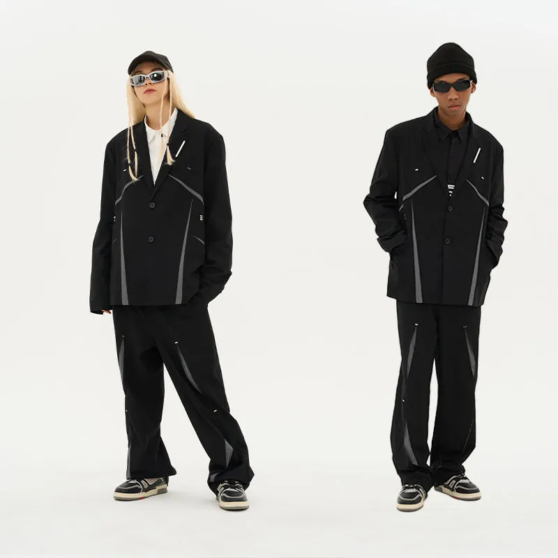 Split Casual Suit Jacket