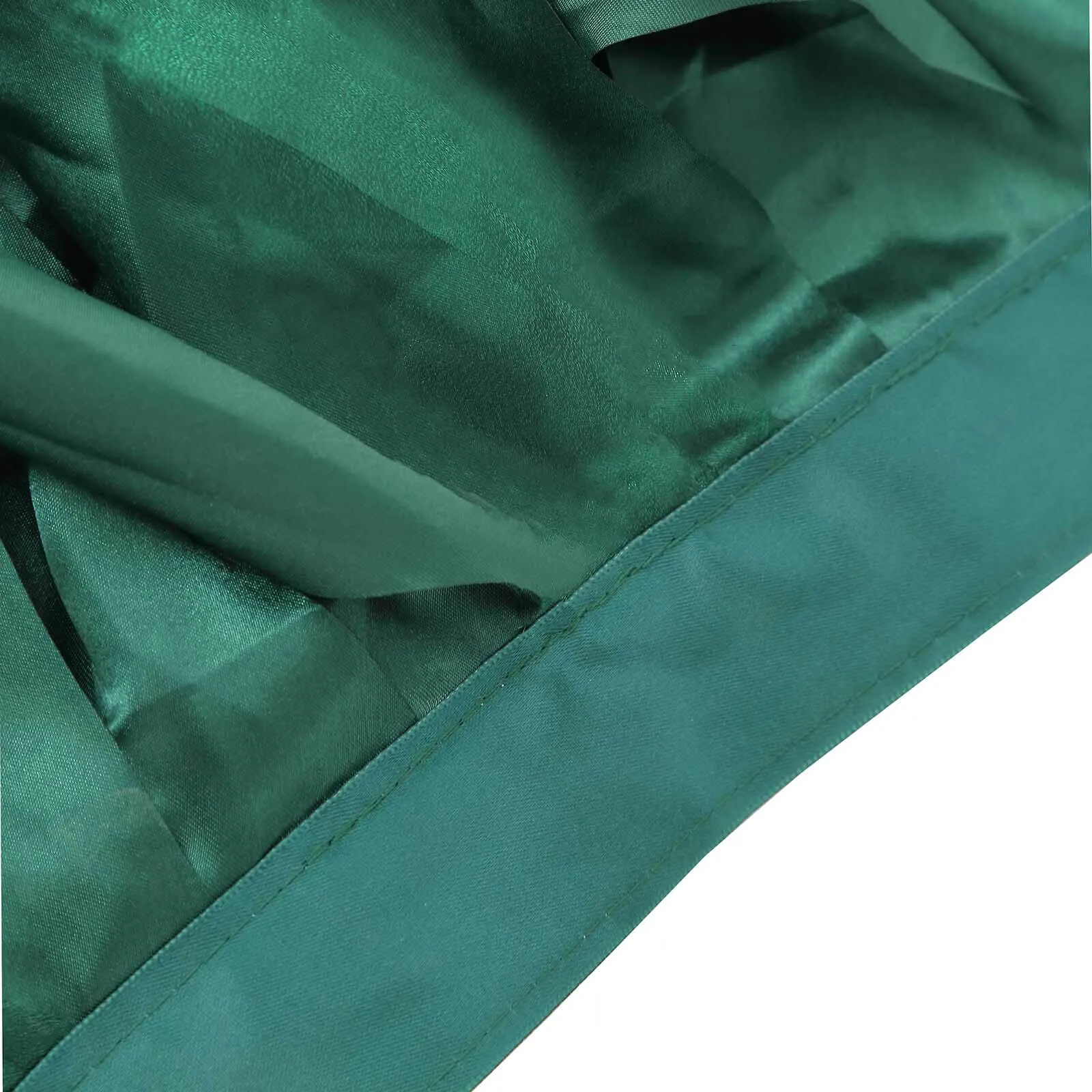 Taffeta Table Skirt 14ft Hunter Emerald Green - Curly Willow Table Cover