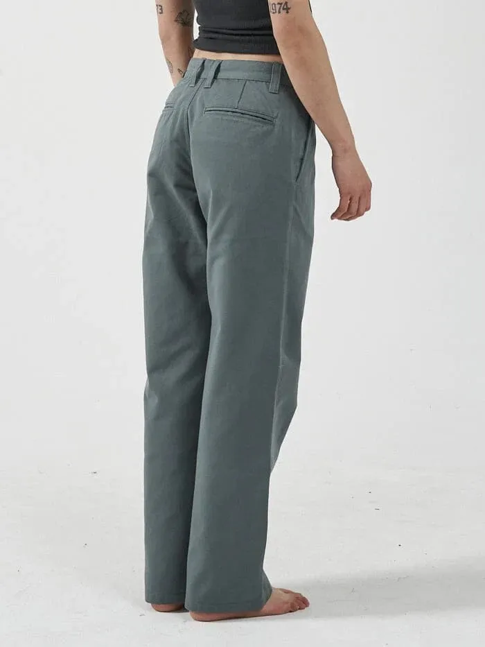 Thrills Lax Low Slung Pant Scrubs Green