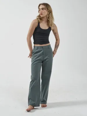 Thrills Lax Low Slung Pant Scrubs Green