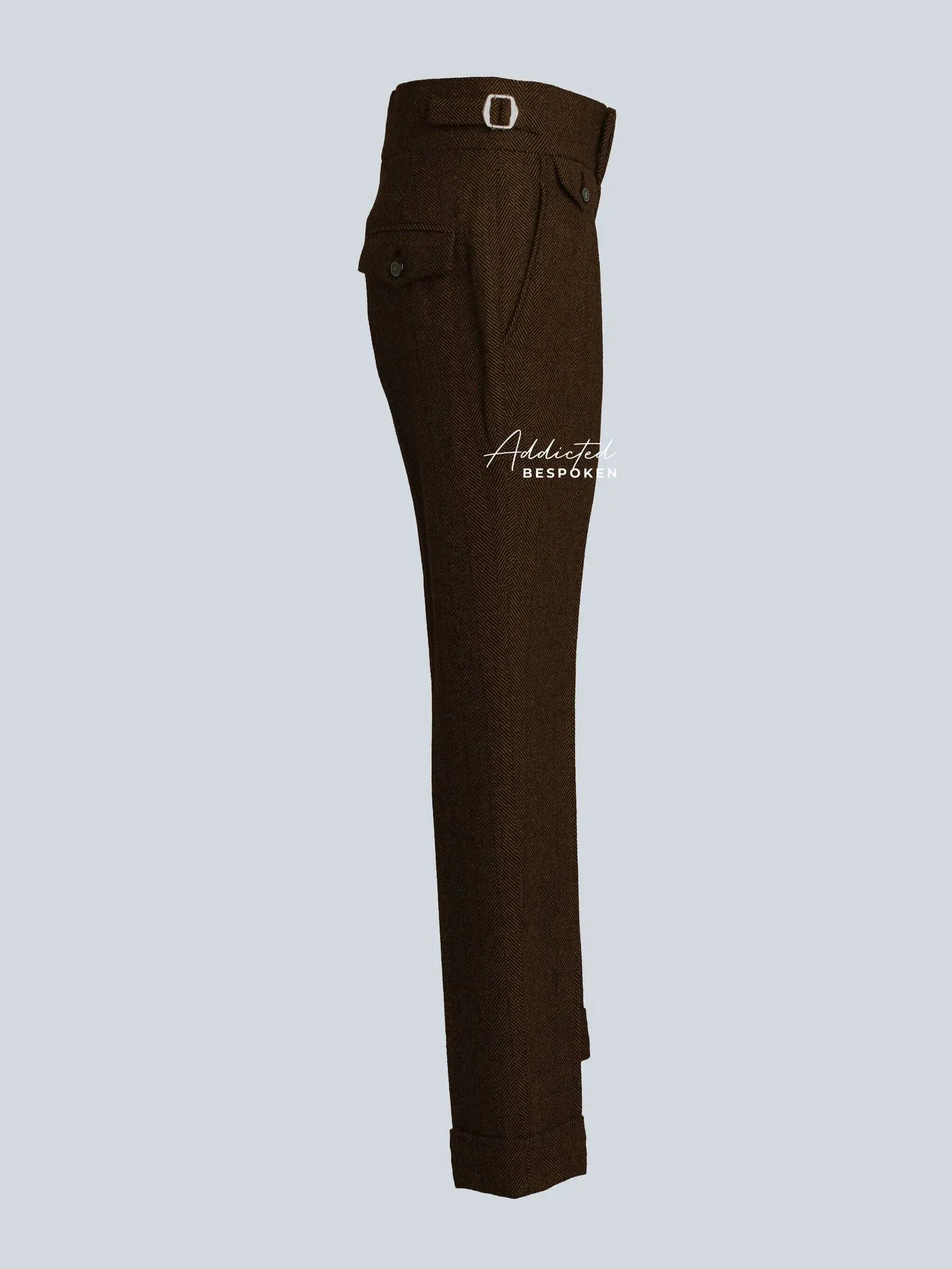 Timeless Chevron Business Trousers