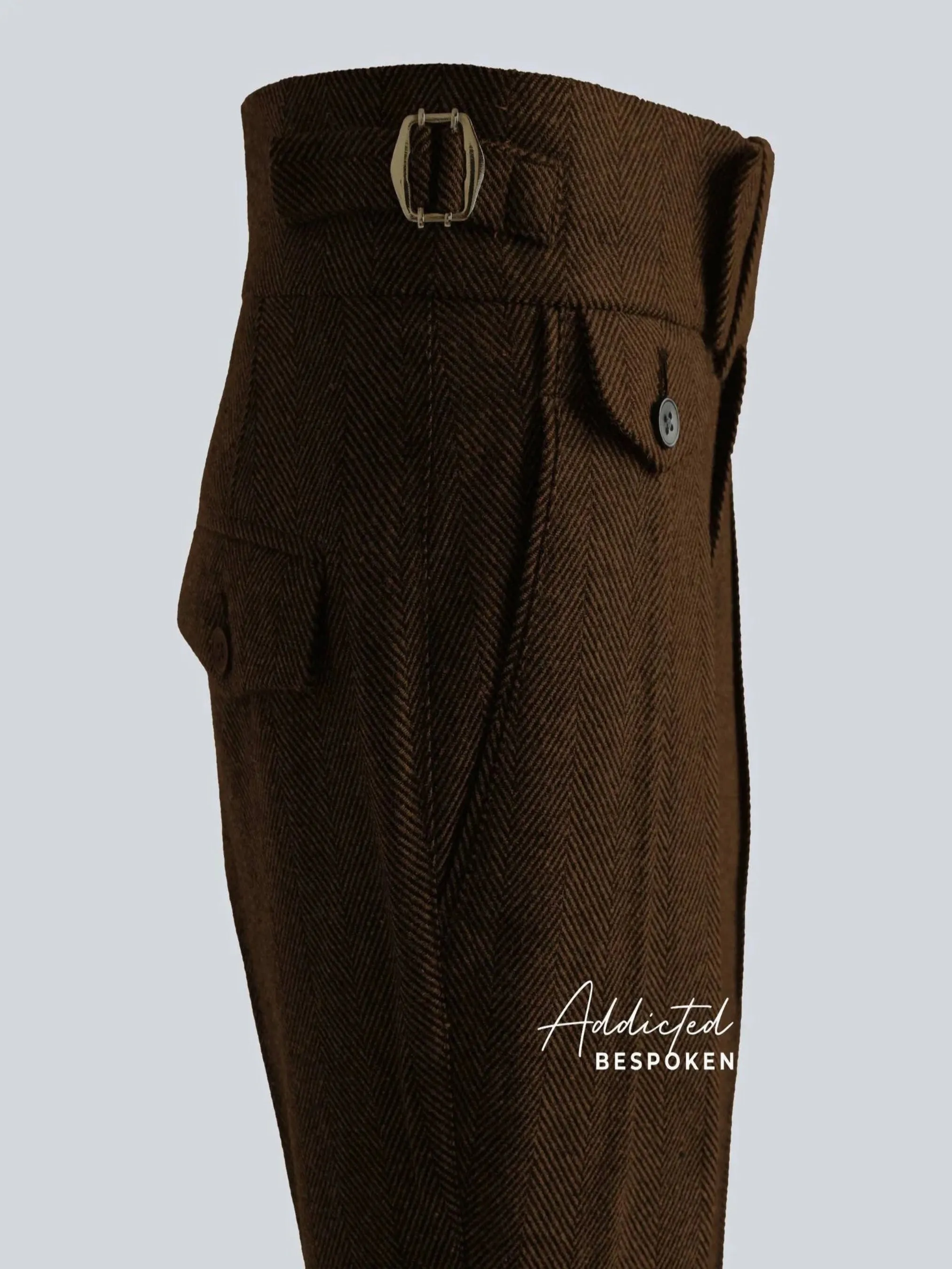 Timeless Chevron Business Trousers